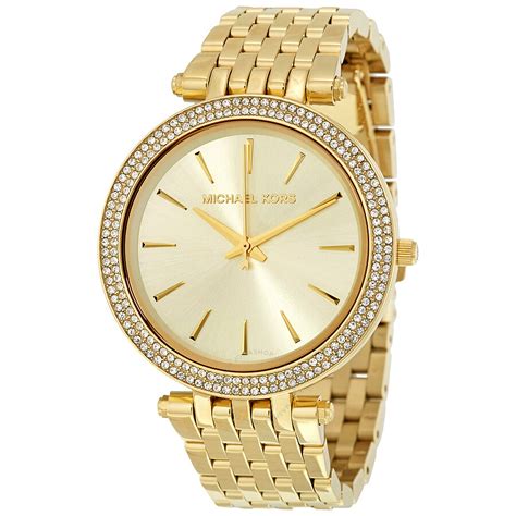 michael kors darci pave black watch|Michael Kors Darci Black Dial Ladies Gold Tone Crystal Pave .